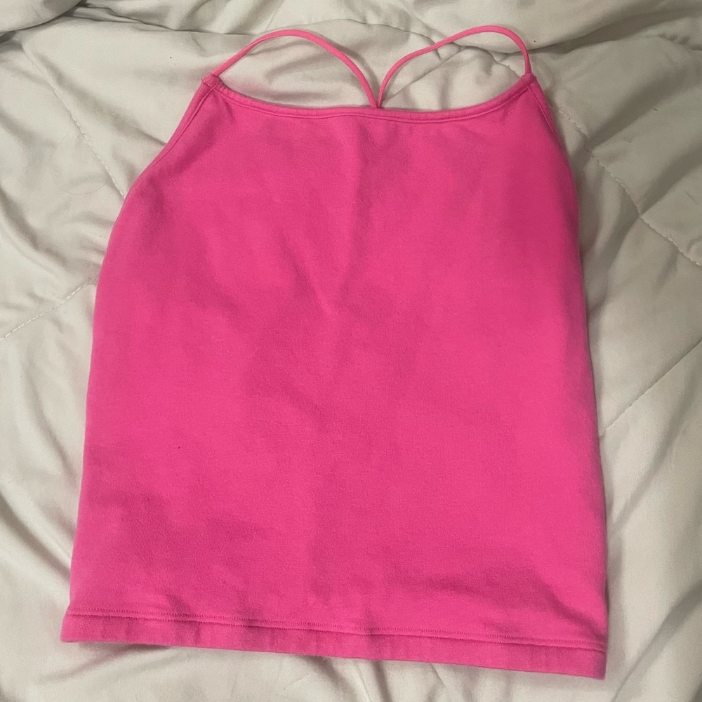 American Eagle Outfitters Pink Fitted Camisole